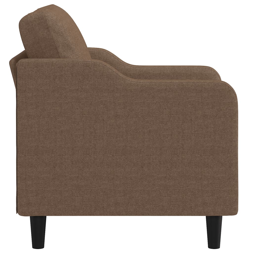 Fauteuil 60 cm stof bruin