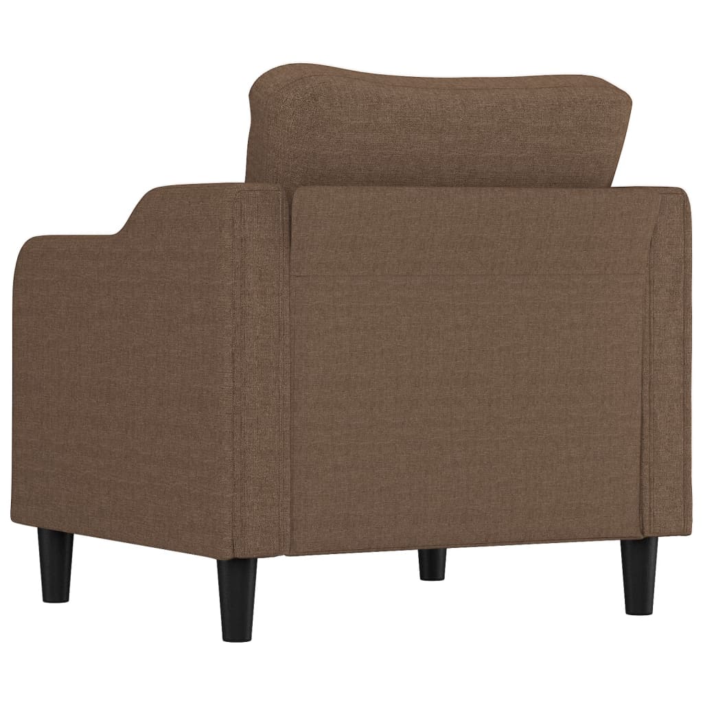 Fauteuil 60 cm stof bruin