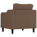 Fauteuil 60 cm stof bruin