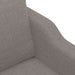 Fauteuil 60 cm stof taupe
