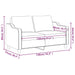 Tweezitsbank 120 cm stof wijnrood