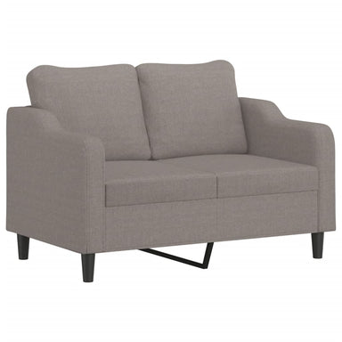 Tweezitsbank 120 cm stof taupe