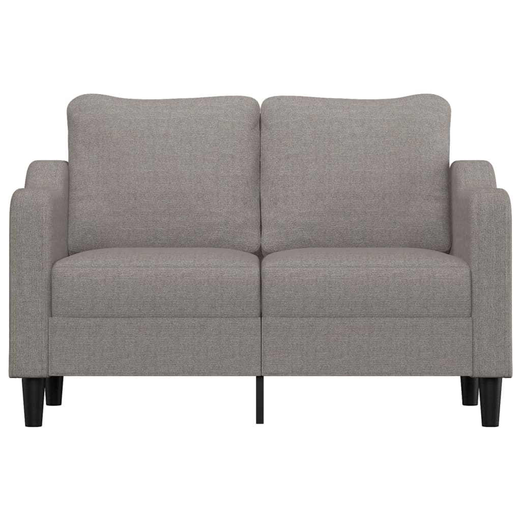 Tweezitsbank 120 cm stof taupe