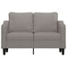 Tweezitsbank 120 cm stof taupe