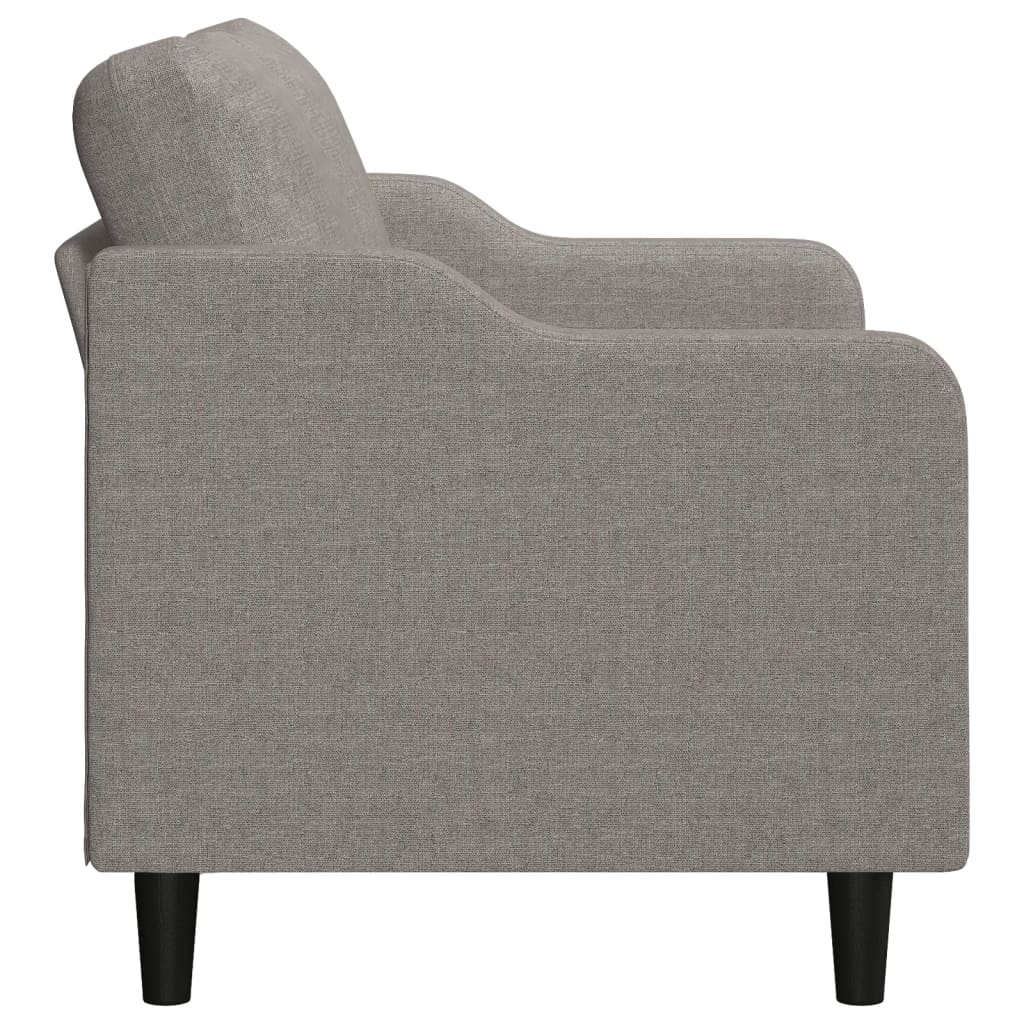 Tweezitsbank 120 cm stof taupe