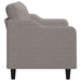 Tweezitsbank 120 cm stof taupe