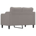 Tweezitsbank 120 cm stof taupe