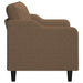 Tweezitsbank 140 cm stof bruin
