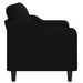 Tweezitsbank 140 cm stof zwart