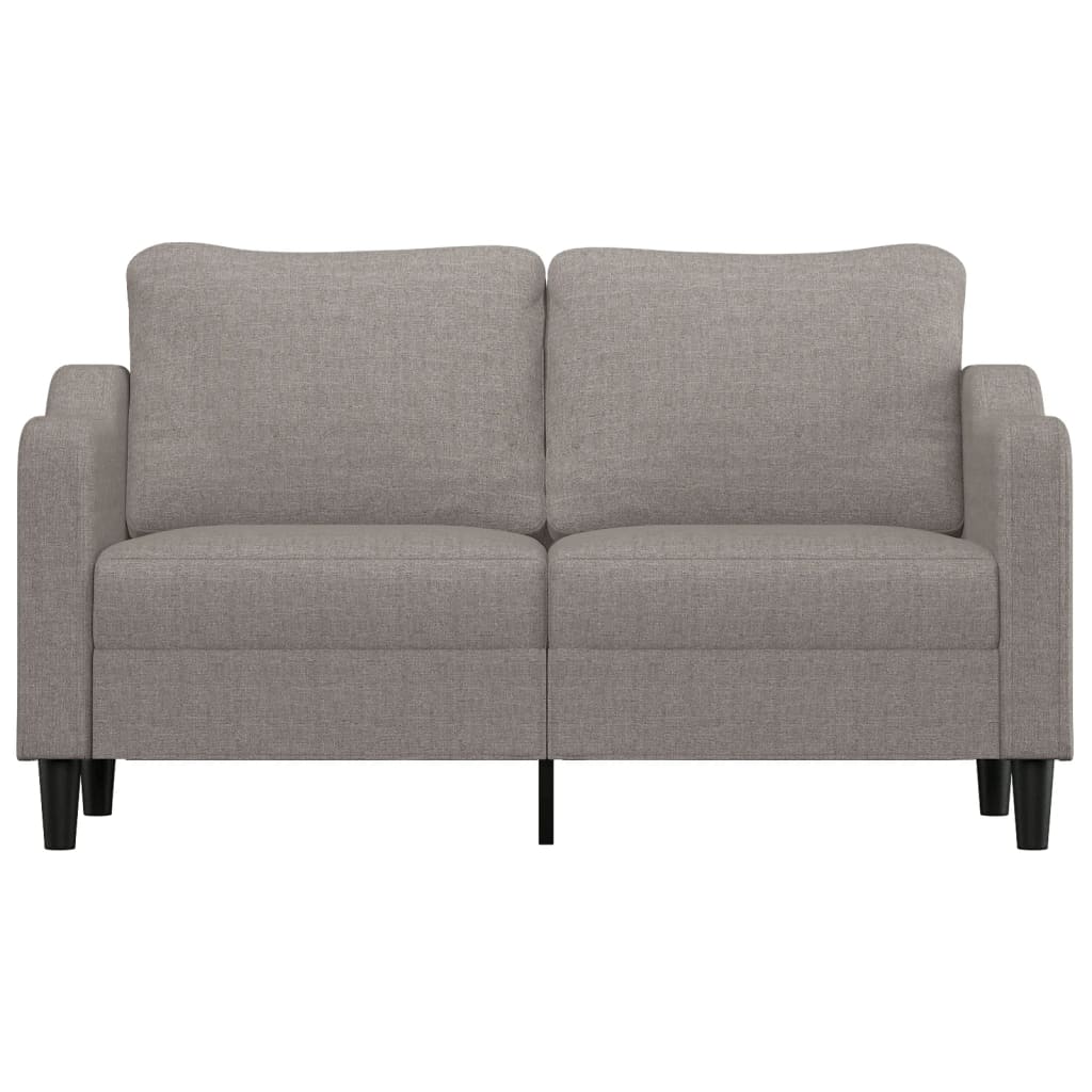 Tweezitsbank 140 cm stof taupe