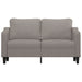 Tweezitsbank 140 cm stof taupe