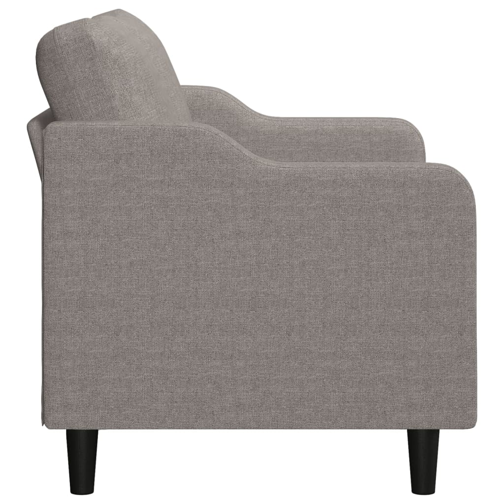 Tweezitsbank 140 cm stof taupe