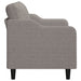 Tweezitsbank 140 cm stof taupe