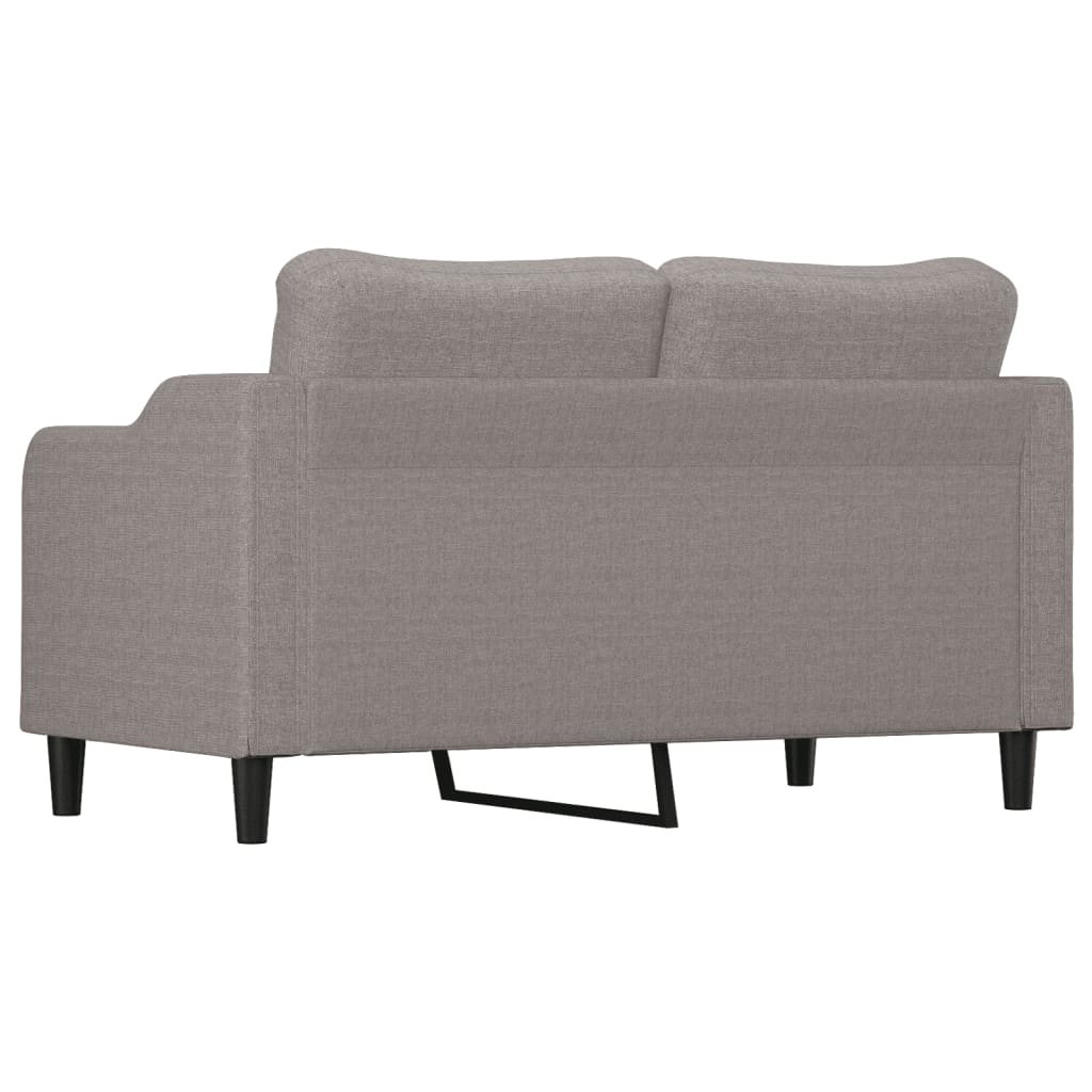 Tweezitsbank 140 cm stof taupe