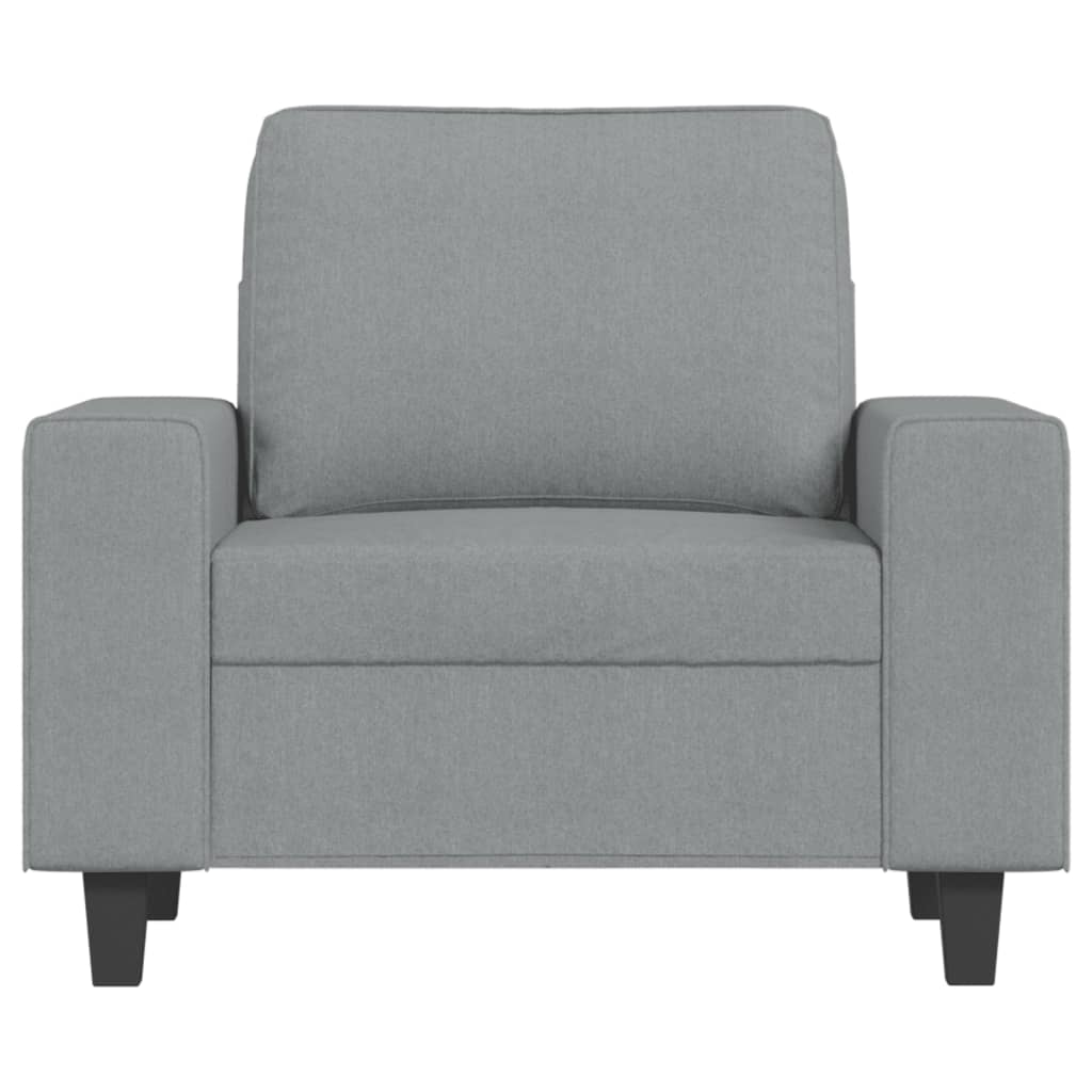 Fauteuil 60 cm stof lichtgrijs