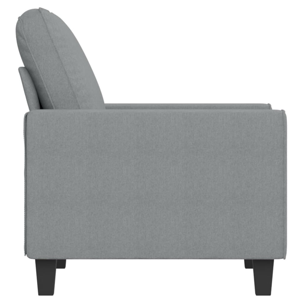 Fauteuil 60 cm stof lichtgrijs