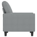 Fauteuil 60 cm stof lichtgrijs