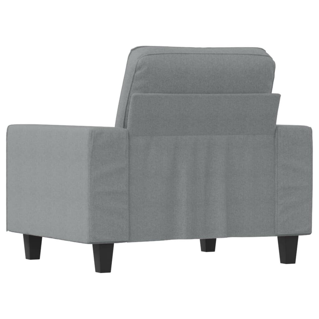 Fauteuil 60 cm stof lichtgrijs