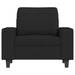 Fauteuil 60 cm stof zwart