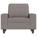 Fauteuil 60 cm stof taupe