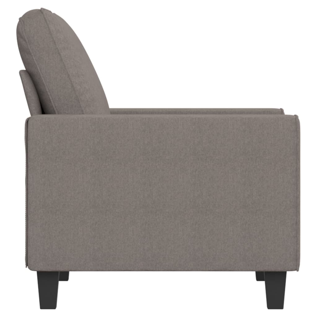 Fauteuil 60 cm stof taupe
