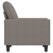 Fauteuil 60 cm stof taupe