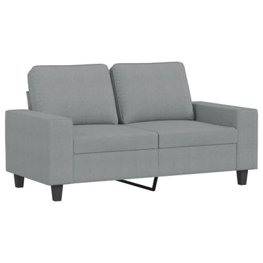 Tweezitsbank 120 cm stof lichtgrijs