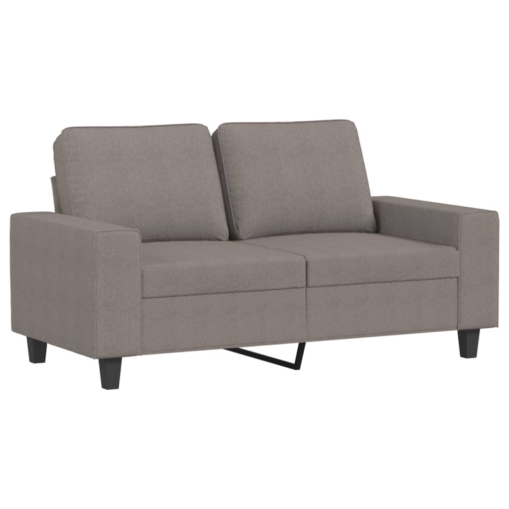 Tweezitsbank 120 cm stof taupe