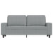 Tweezitsbank 140 cm stof lichtgrijs