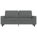 Tweezitsbank 140 cm stof donkergrijs