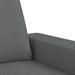 Tweezitsbank 140 cm stof donkergrijs