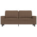 Tweezitsbank 140 cm stof bruin