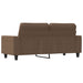 Tweezitsbank 140 cm stof bruin