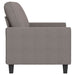 Tweezitsbank 140 cm stof taupe