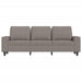 Driezitsbank 180 cm stof taupe