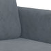 Fauteuil 60 cm fluweel donkergrijs