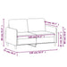 Tweezitsbank 120 cm fluweel donkergroen