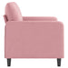 Tweezitsbank 120 cm fluweel roze