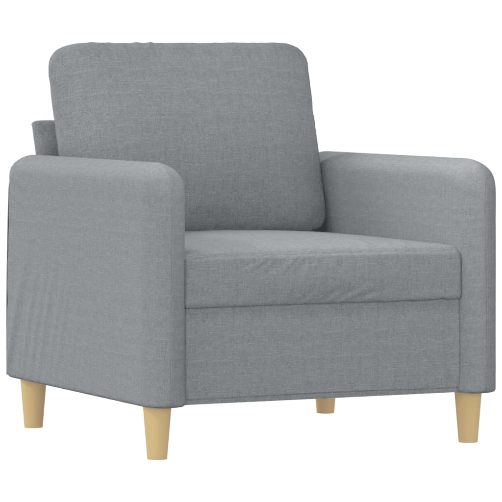 Fauteuil 60 cm stof lichtgrijs