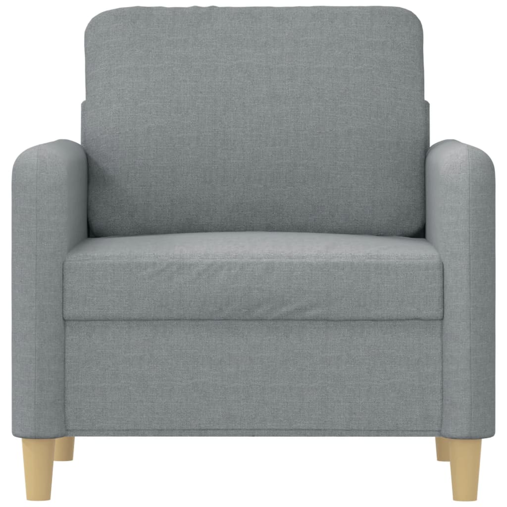 Fauteuil 60 cm stof lichtgrijs