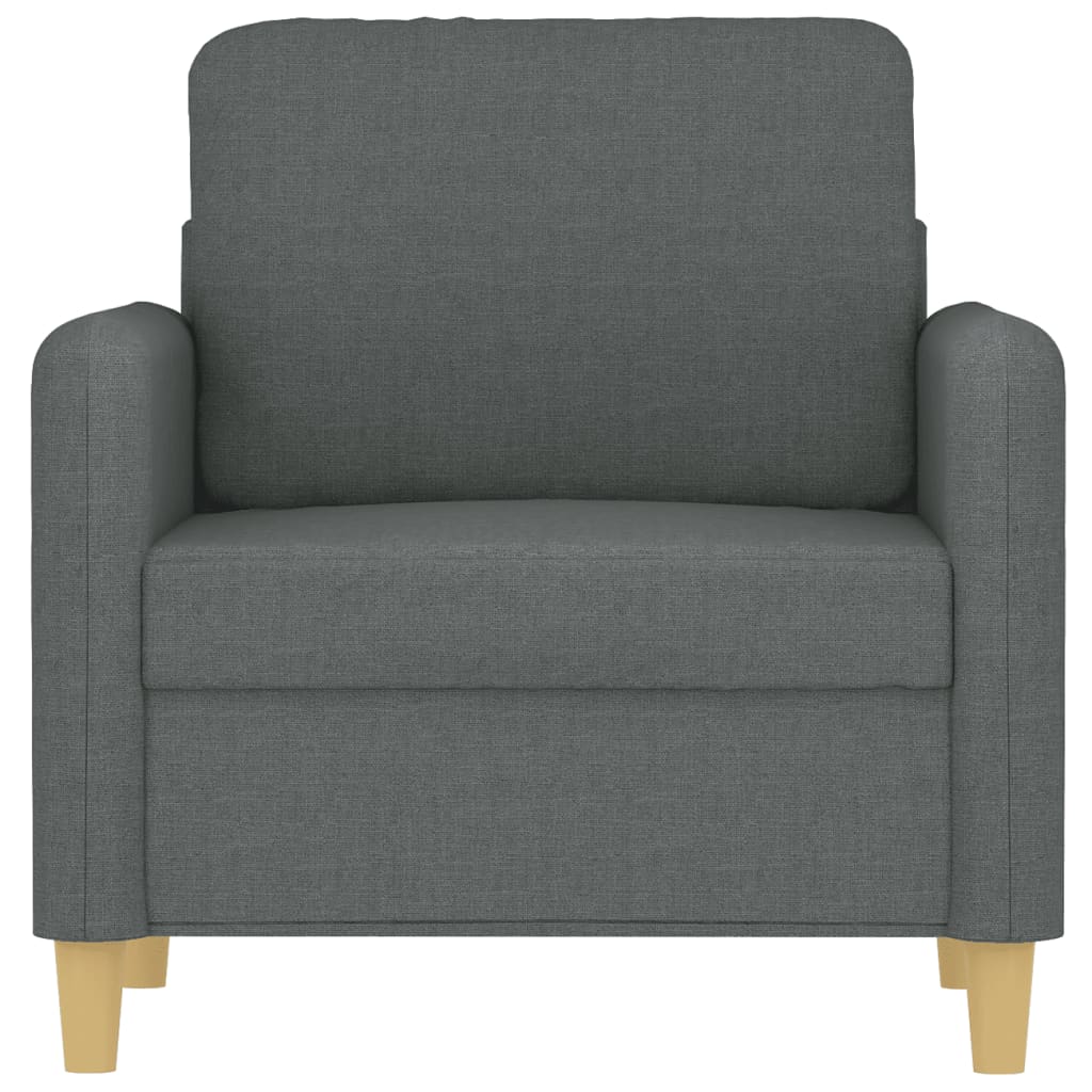 Fauteuil 60 cm stof donkergrijs