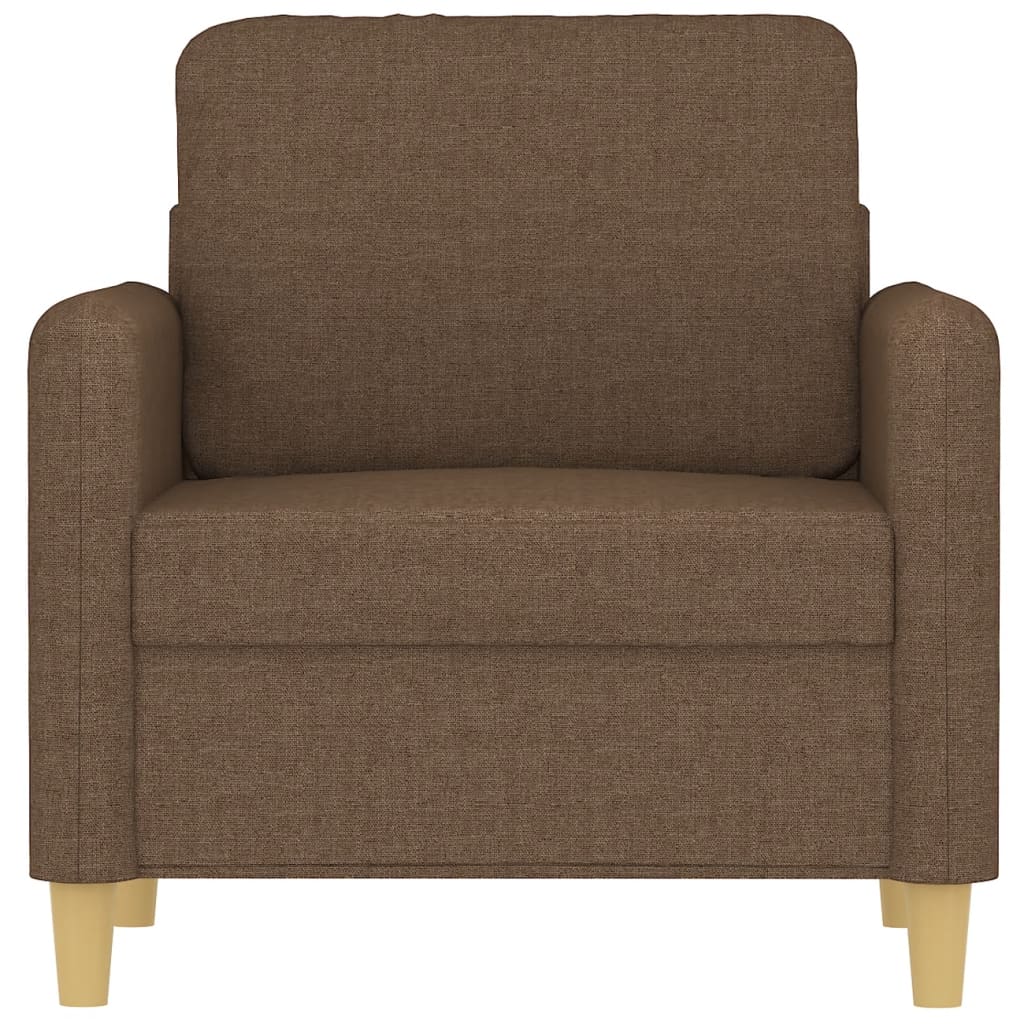 Fauteuil 60 cm stof bruin