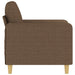 Fauteuil 60 cm stof bruin