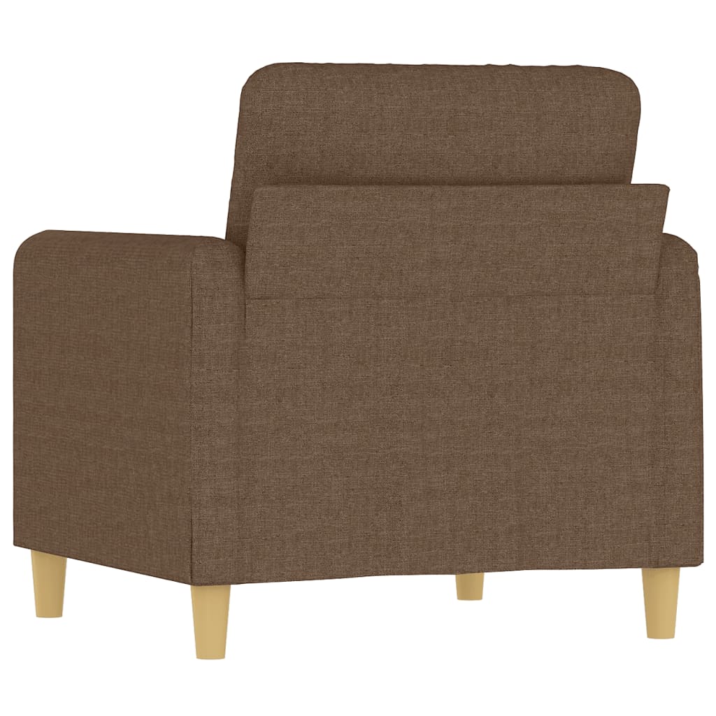 Fauteuil 60 cm stof bruin