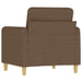 Fauteuil 60 cm stof bruin