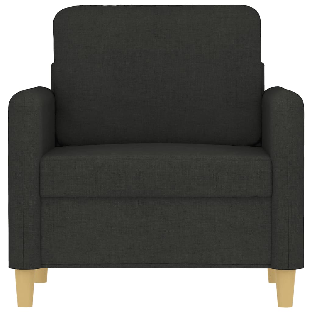 Fauteuil 60 cm stof zwart