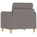Fauteuil 60 cm stof taupe
