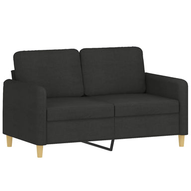 Tweezitsbank 120 cm stof zwart