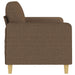 Tweezitsbank 140 cm stof bruin