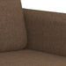 Tweezitsbank 140 cm stof bruin